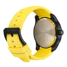 Carica l&#39;immagine nel visualizzatore di Gallery, ALPINESTARS TECH WATCH 3 HANDS BLACK STAINLESS STEEEL CASE - YELLOW ACCENT WITH INTEGRATED SILICONE STRAP
