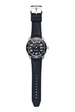 Carica l&#39;immagine nel visualizzatore di Gallery, ALPINESTARS TECH WATCH 3 HANDS STEEL SILICONE STRAP 1037 BLACK STEEL
