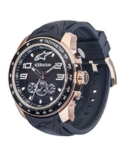 Carica l&#39;immagine nel visualizzatore di Gallery, TECH WATCH - CHRONO ROSE GOLD 3147 ROSE BLACK STEEL
